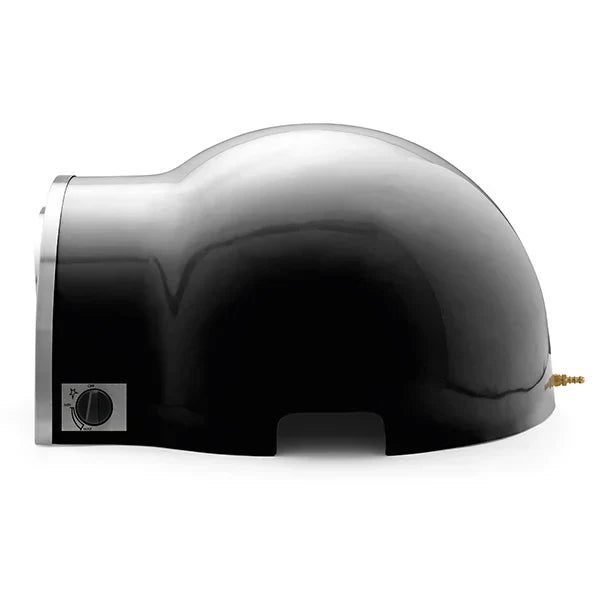 DeliVita Eco Wood & Gas Fired Oven - Very Black + Regulator & Hose