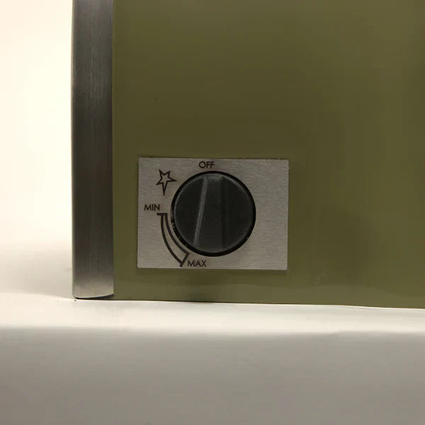 DeliVita Eco Wood & Gas Fired Oven - Olive Green + Regulator & Hose