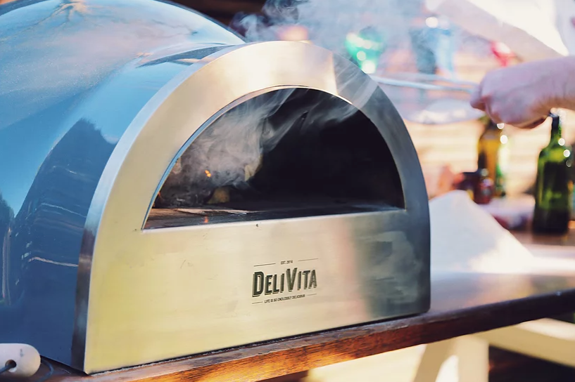 DeliVita Wood-Fired Pizza Oven - Blue Diamond